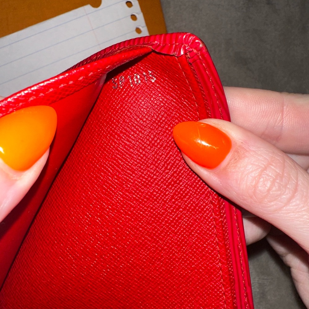 Louis Vuitton Scarlet Epi Leather Wallet - Picture 6 of 13